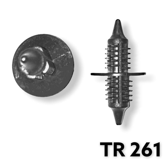 TR261 -25 or 100   /Radiator Grill Retainer (5/16" Hole) POPULAR FOR FASTENING SEAT CUSHIONS!!! 